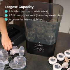SuperQuick™ Baby Bottle Sterilizer and Dryer - Sterilizes & Dries in just 10 Minutes